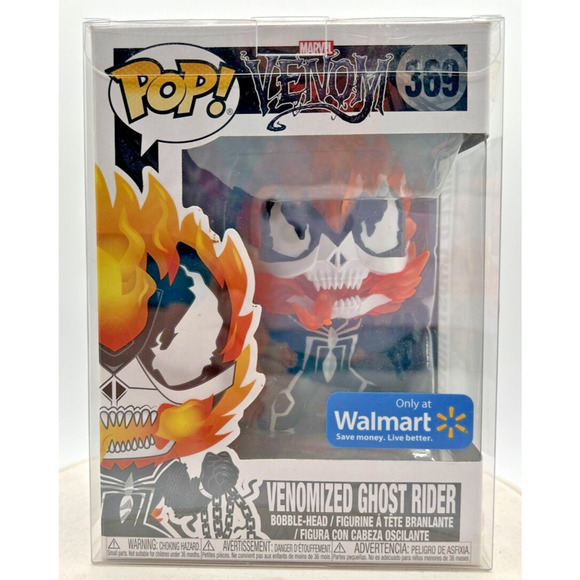 Funko Pop! Marvel Venom Venomized Ghost Rider Walmart Exclusive #369 F26 - Picture 1 of 6